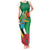 Dominica Independence Day Tank Maxi Dress Imperial Amazon With National Flag and Map - Wonder Print Shop