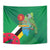 Dominica Independence Day Tapestry Imperial Amazon With National Flag and Map