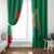 Dominica Independence Day Window Curtain Imperial Amazon With National Flag and Map - Wonder Print Shop