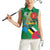 Dominica Independence Day Women Sleeveless Polo Shirt Imperial Amazon With National Flag and Map - Wonder Print Shop