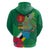 Dominica Independence Day Zip Hoodie Imperial Amazon With National Flag and Map - Wonder Print Shop