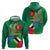 Dominica Independence Day Zip Hoodie Imperial Amazon With National Flag and Map - Wonder Print Shop