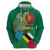 Dominica Independence Day Zip Hoodie Imperial Amazon With National Flag and Map - Wonder Print Shop