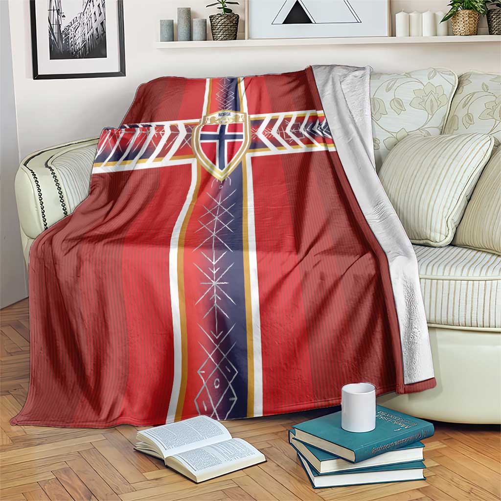 Norway National Football Blanket Vikings Heritage Sporty Style - Wonder Print Shop