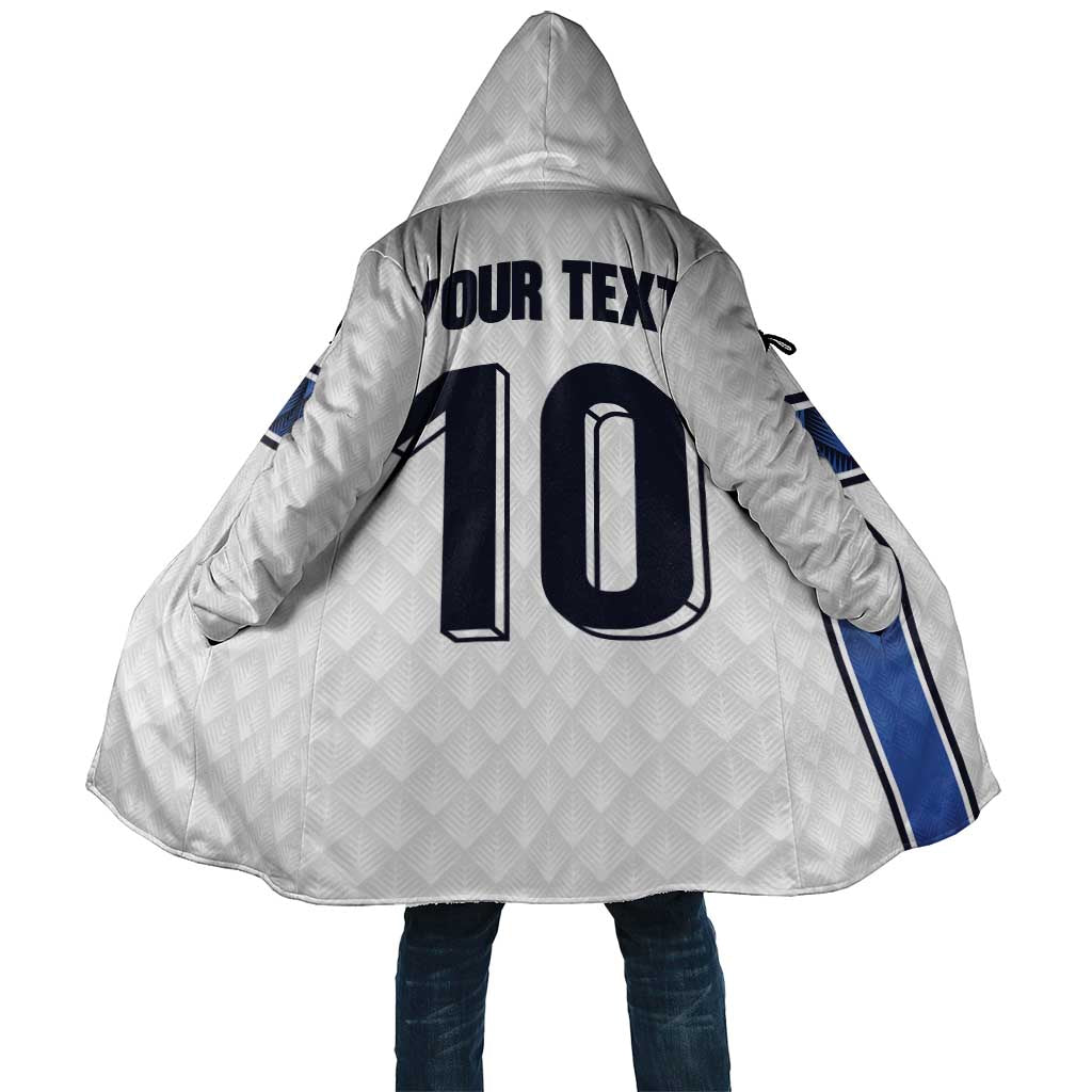 Custom Finland National Football Cloak Pine Trees with Diamond Shapes - Wonder Print Shop