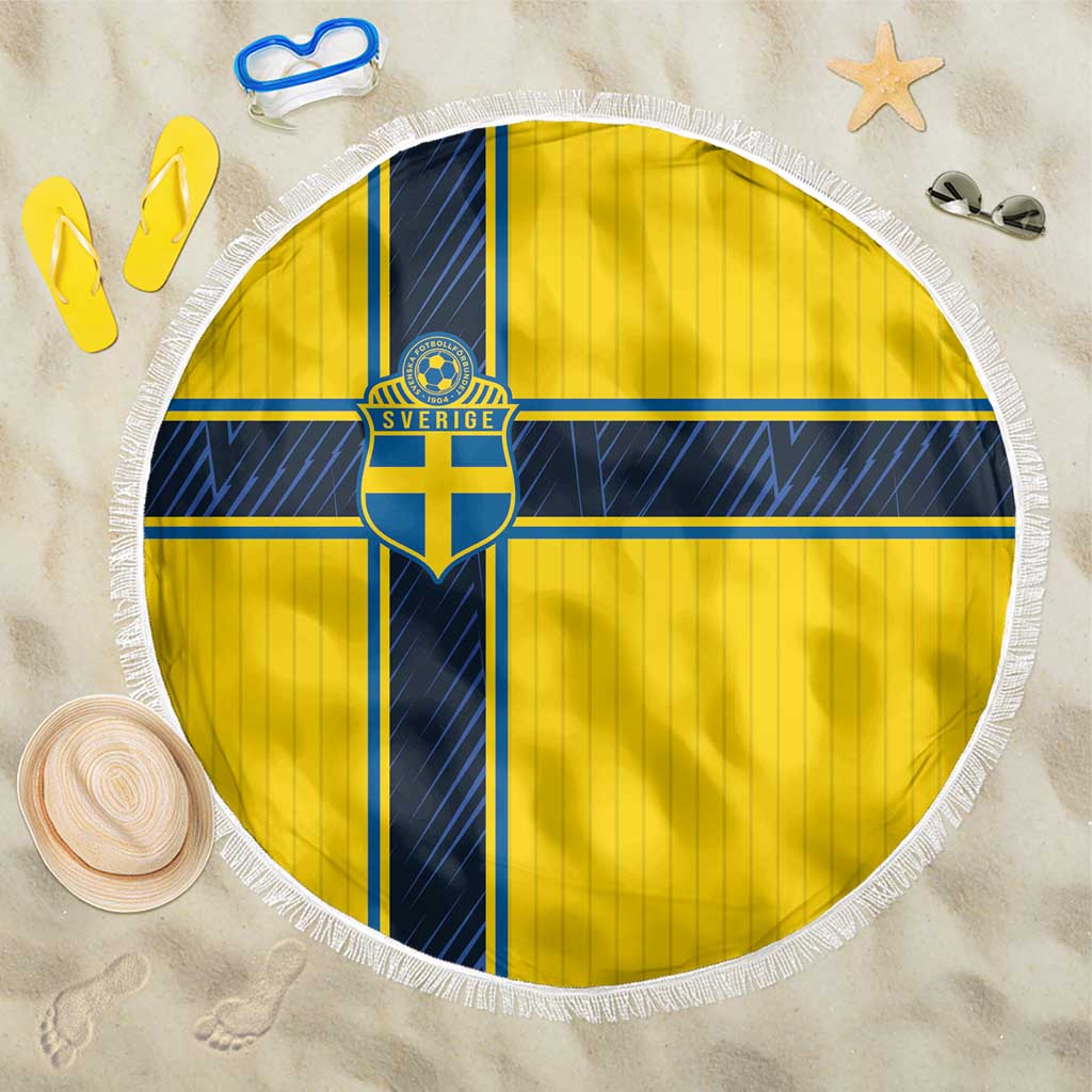 Sweden National Football Beach Blanket Glory The Blue and Yellow - Wonder Print Shop