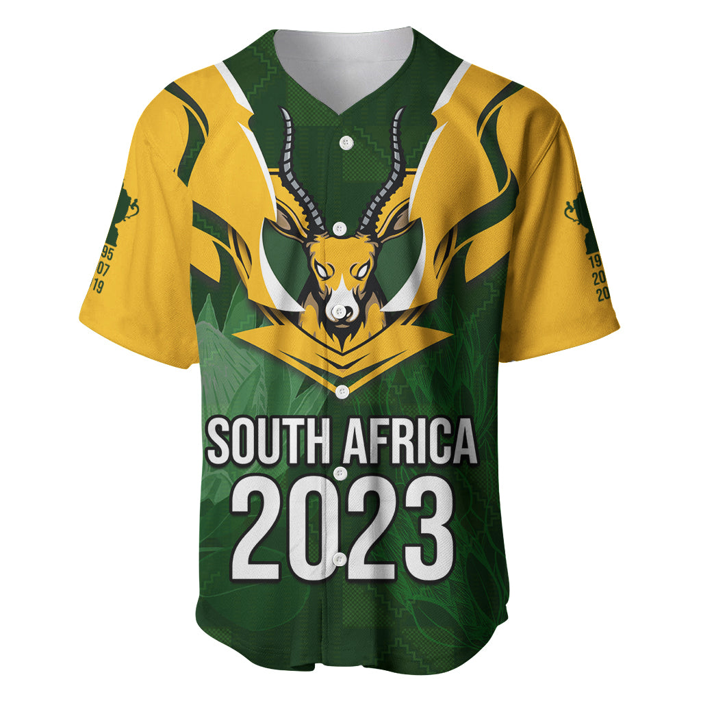 South Africa Rugby Baseball Jersey Springbok Mascot History Champion World Rugby 2023 - Wonder Print Shop