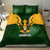 South Africa Rugby Bedding Set Springbok Mascot History Champion World Rugby 2023 - Wonder Print Shop