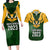 South Africa Rugby Couples Matching Long Sleeve Bodycon Dress and Hawaiian Shirt Springbok Mascot History Champion World Rugby 2023 - Wonder Print Shop