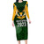 South Africa Rugby Family Matching Long Sleeve Bodycon Dress and Hawaiian Shirt Springbok Mascot History Champion World Rugby 2023 - Wonder Print Shop