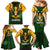 South Africa Rugby Family Matching Mermaid Dress and Hawaiian Shirt Springbok Mascot History Champion World Rugby 2023 - Wonder Print Shop