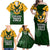 South Africa Rugby Family Matching Off Shoulder Maxi Dress and Hawaiian Shirt Springbok Mascot History Champion World Rugby 2023 - Wonder Print Shop