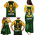 South Africa Rugby Family Matching Puletasi Dress and Hawaiian Shirt Springbok Mascot History Champion World Rugby 2023 - Wonder Print Shop