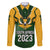 South Africa Rugby Family Matching Puletasi Dress and Hawaiian Shirt Springbok Mascot History Champion World Rugby 2023 - Wonder Print Shop