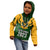 South Africa Rugby Kid Hoodie Springbok Mascot History Champion World Rugby 2023 - Wonder Print Shop