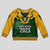 South Africa Rugby Kid Ugly Christmas Sweater Springbok Mascot History Champion World Rugby 2023 - Wonder Print Shop