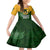 South Africa Rugby Kid Short Sleeve Dress Springbok Mascot History Champion World Rugby 2023 - Wonder Print Shop