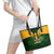 South Africa Rugby Leather Tote Bag Springbok Mascot History Champion World Rugby 2023 - Wonder Print Shop