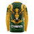 South Africa Rugby Long Sleeve Shirt Springbok Mascot History Champion World Rugby 2023 - Wonder Print Shop