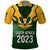 South Africa Rugby Polo Shirt Springbok Mascot History Champion World Rugby 2023 - Wonder Print Shop