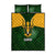 South Africa Rugby Quilt Bed Set Springbok Mascot History Champion World Rugby 2023 - Wonder Print Shop