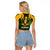 South Africa Rugby Raglan Cropped T Shirt Springbok Mascot History Champion World Rugby 2023 - Wonder Print Shop