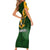 South Africa Rugby Short Sleeve Bodycon Dress Springbok Mascot History Champion World Rugby 2023 - Wonder Print Shop