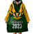 South Africa Rugby Wearable Blanket Hoodie Springbok Mascot History Champion World Rugby 2023 - Wonder Print Shop