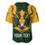 Personalised South Africa Rugby Baseball Jersey Springbok Mascot History Champion World Rugby 2023 - Wonder Print Shop