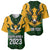 Personalised South Africa Rugby Baseball Jersey Springbok Mascot History Champion World Rugby 2023 - Wonder Print Shop