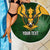 Personalised South Africa Rugby Beach Blanket Springbok Mascot History Champion World Rugby 2023 - Wonder Print Shop