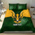 Personalised South Africa Rugby Bedding Set Springbok Mascot History Champion World Rugby 2023 - Wonder Print Shop