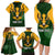 Personalised South Africa Rugby Family Matching Long Sleeve Bodycon Dress and Hawaiian Shirt Springbok Mascot History Champion World Rugby 2023 - Wonder Print Shop