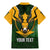 Personalised South Africa Rugby Family Matching Mermaid Dress and Hawaiian Shirt Springbok Mascot History Champion World Rugby 2023 - Wonder Print Shop