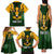 Personalised South Africa Rugby Family Matching Tank Maxi Dress and Hawaiian Shirt Springbok Mascot History Champion World Rugby 2023 - Wonder Print Shop