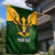 Personalised South Africa Rugby Garden Flag Springbok Mascot History Champion World Rugby 2023 - Wonder Print Shop