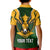 Personalised South Africa Rugby Kid Polo Shirt Springbok Mascot History Champion World Rugby 2023 - Wonder Print Shop