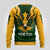 Personalised South Africa Rugby Ugly Christmas Sweater Springbok Mascot History Champion World Rugby 2023 - Wonder Print Shop