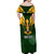 Personalised South Africa Rugby Off Shoulder Maxi Dress Springbok Mascot History Champion World Rugby 2023 - Wonder Print Shop