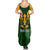 Personalised South Africa Rugby Summer Maxi Dress Springbok Mascot History Champion World Rugby 2023 - Wonder Print Shop