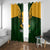 Personalised South Africa Rugby Window Curtain Springbok Mascot History Champion World Rugby 2023 - Wonder Print Shop