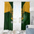 Personalised South Africa Rugby Window Curtain Springbok Mascot History Champion World Rugby 2023 - Wonder Print Shop