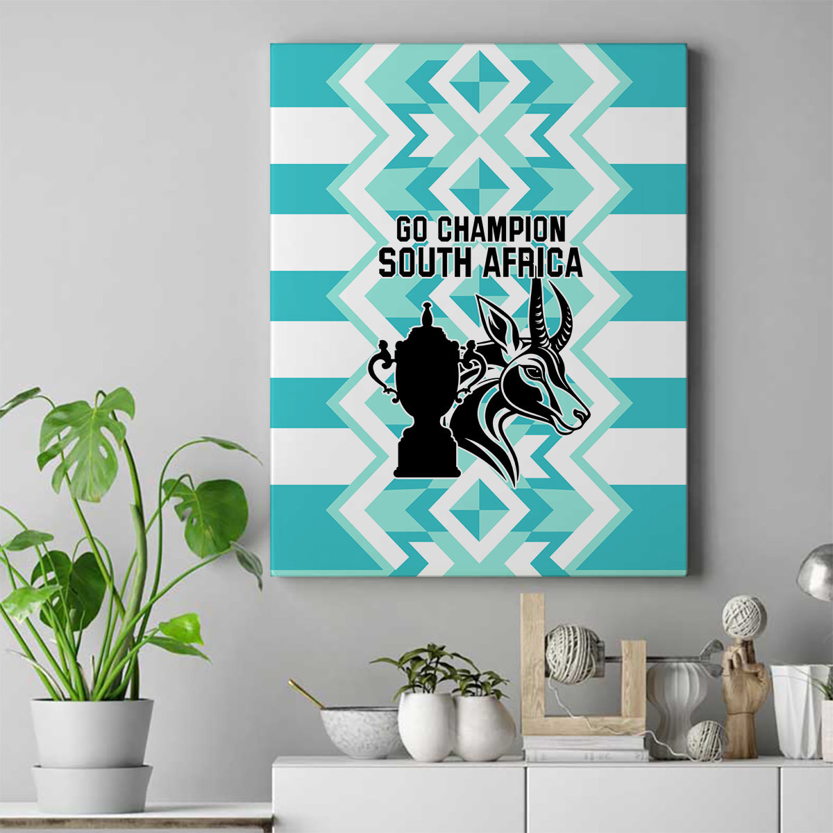 South Africa Rugby Canvas Wall Art Commemorative World Cup Winners 2023 - Wonder Print Shop