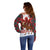 Canadian Christmas - Moose and Maple Retro Style Off Shoulder Sweater - Wonder Print Shop