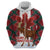 Canadian Christmas - Moose and Maple Retro Style Zip Hoodie - Wonder Print Shop