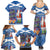 Santa Claus Thistle Scottish Christmas Family Matching Summer Maxi Dress and Hawaiian Shirt Tartan Pattern - Wonder Print Shop