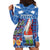 Santa Claus Thistle Scottish Christmas Hoodie Dress Tartan Pattern - Wonder Print Shop