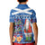 Santa Claus Thistle Scottish Christmas Kid Polo Shirt Tartan Pattern - Wonder Print Shop