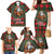 Santa and Higland Cows Scottish Christmas Family Matching Mermaid Dress and Hawaiian Shirt Tartan Pattern - Wonder Print Shop