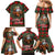 Santa and Higland Cows Scottish Christmas Family Matching Mermaid Dress and Hawaiian Shirt Tartan Pattern - Wonder Print Shop